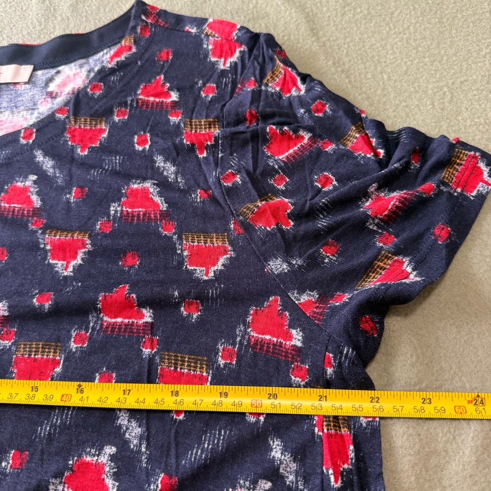 Loft Ann Taylor Plus Short Sleeve Multicolor shift stretch‎ dress size XXL - Picture 3 of 6